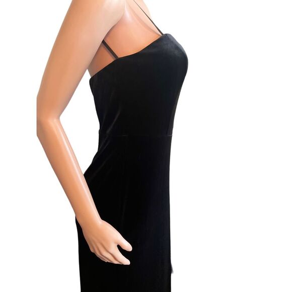 Vintage Next Up long black gown, size 13/14, high slit, glamorous, elegant - Picture 5 of 15